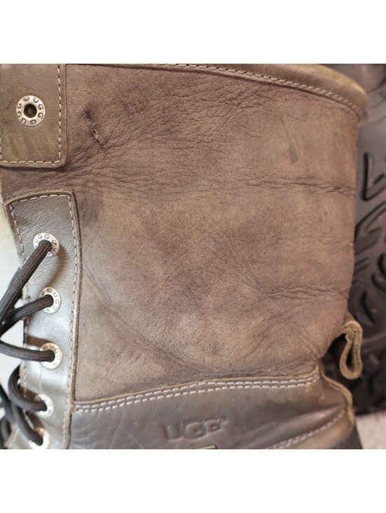UGG Men sz 10 Butte Leather Waterproof Boots Stout main image 13